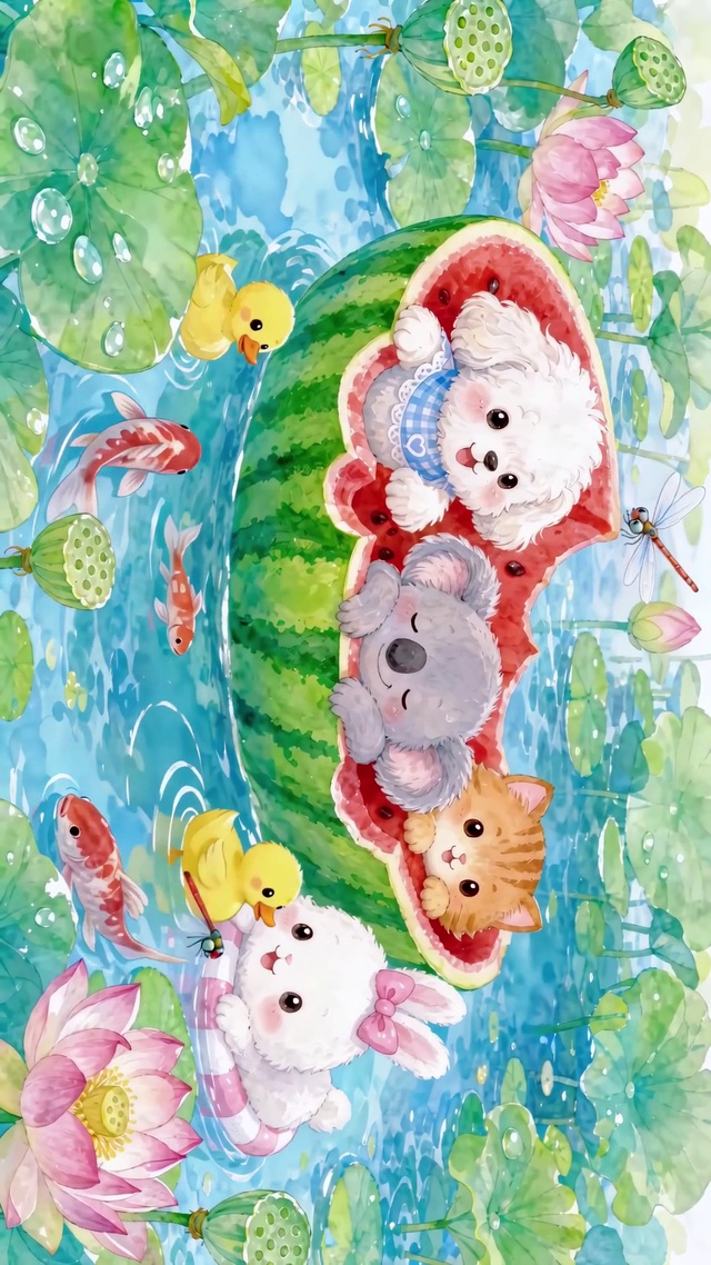 夏日西瓜船