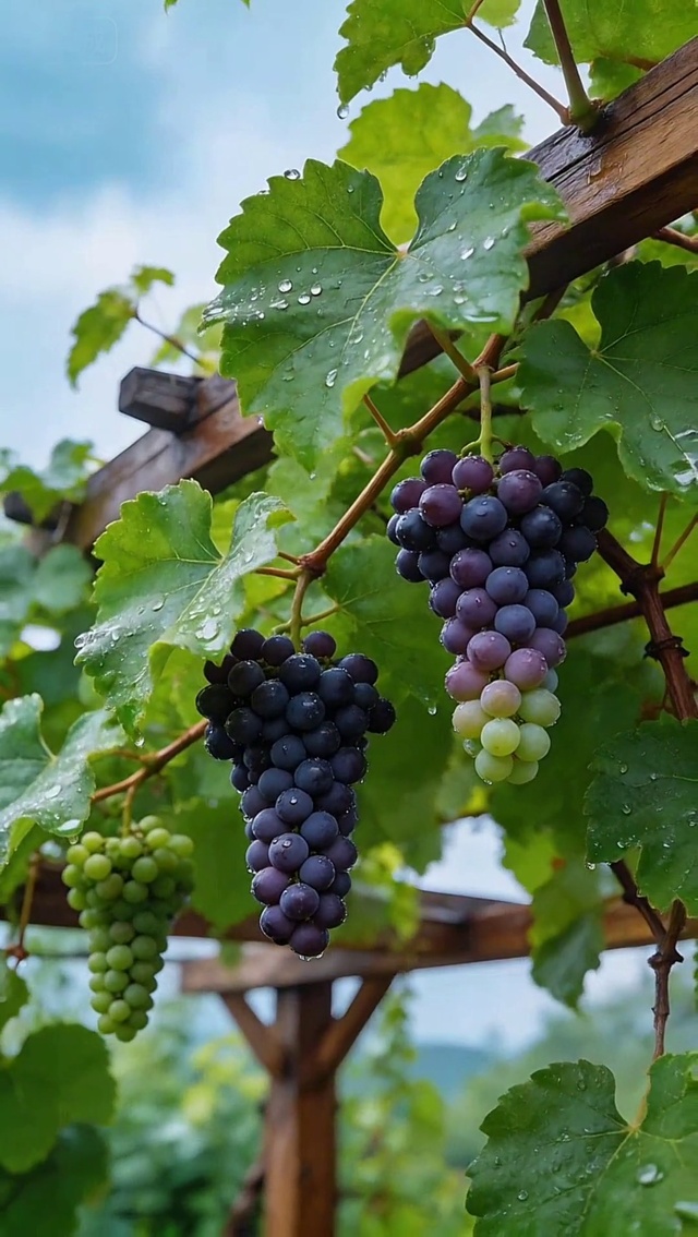 雨后葡萄