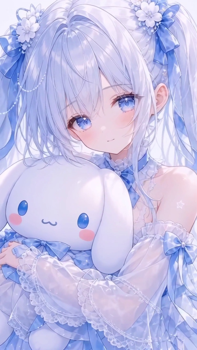 双马尾美少女