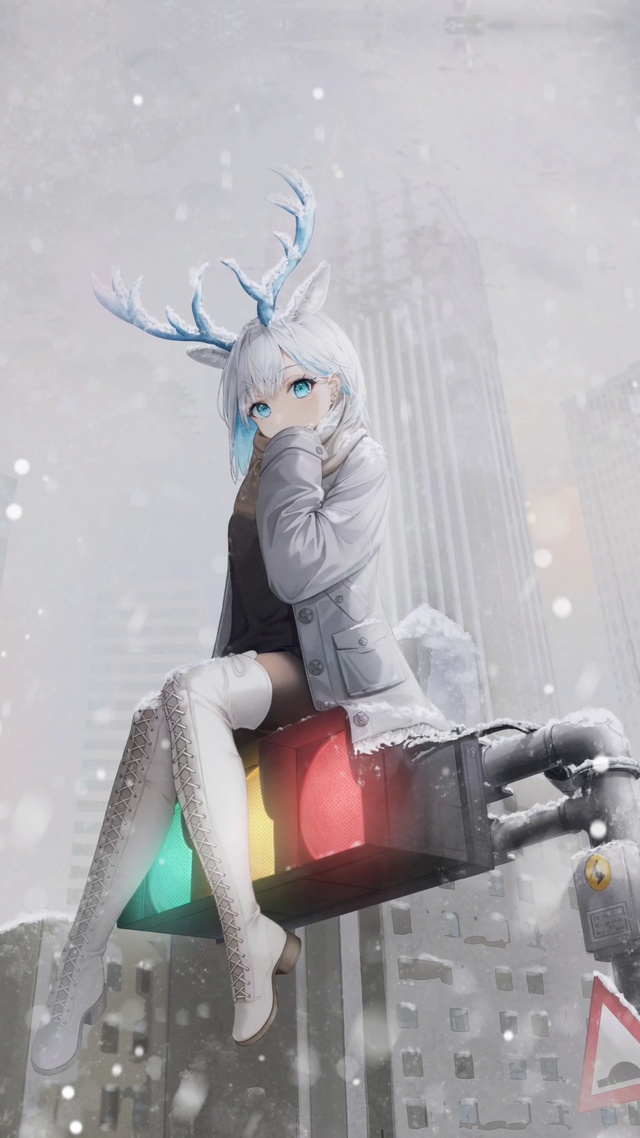 末日城市的麋鹿4k