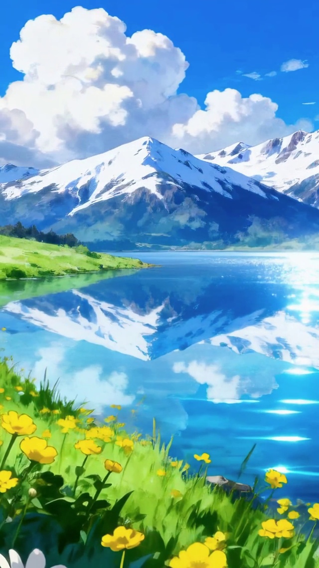 雪山明镜