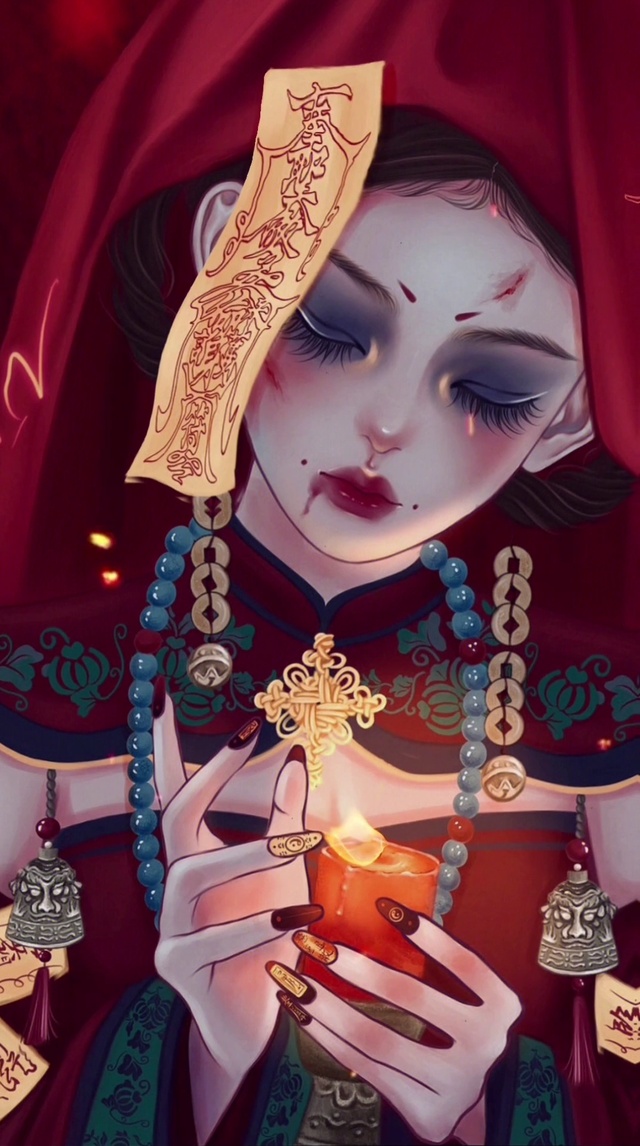 万圣节美丽的新娘