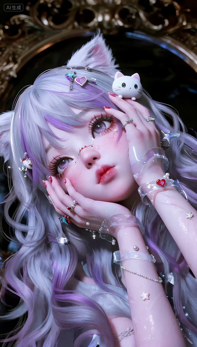 猫猫少女 好奇嘟嘟嘴