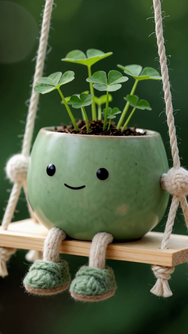 可爱盆栽