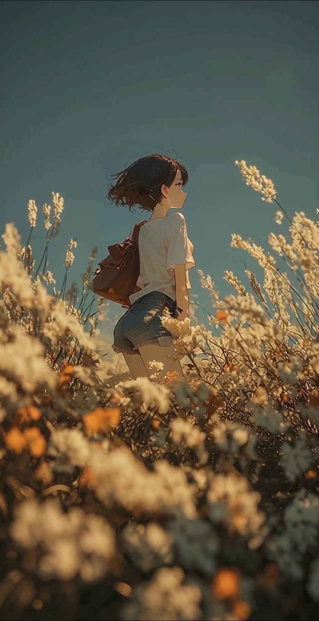 花丛少女