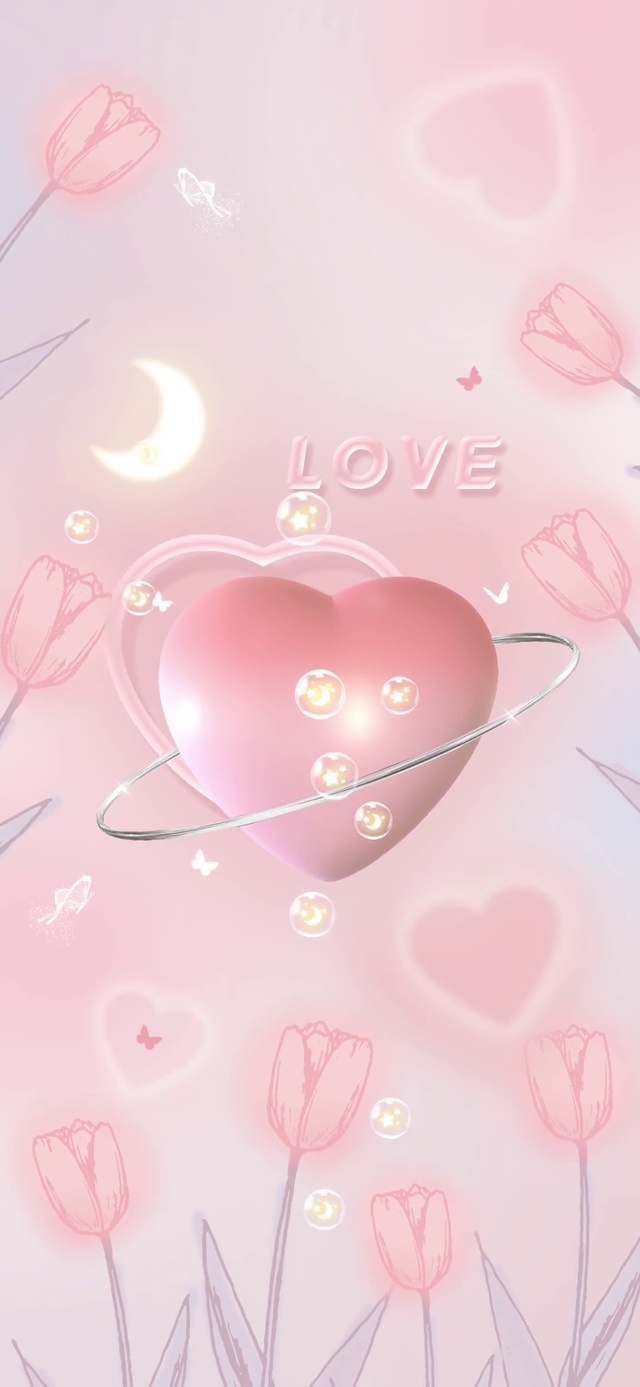 郁金香3D心