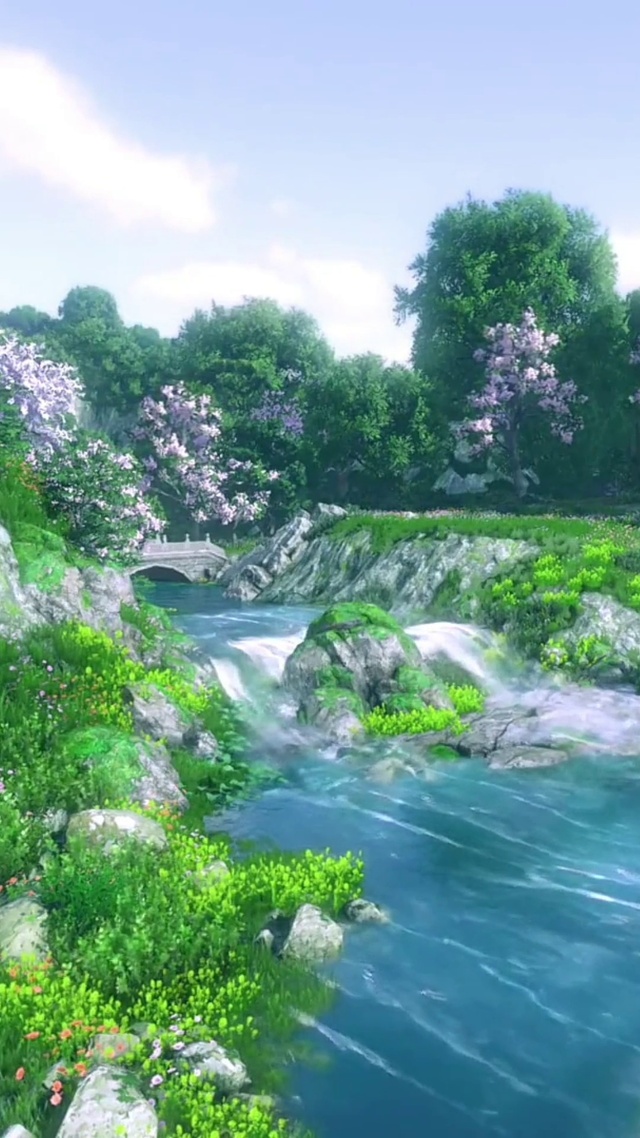 绝美风景-高山流水