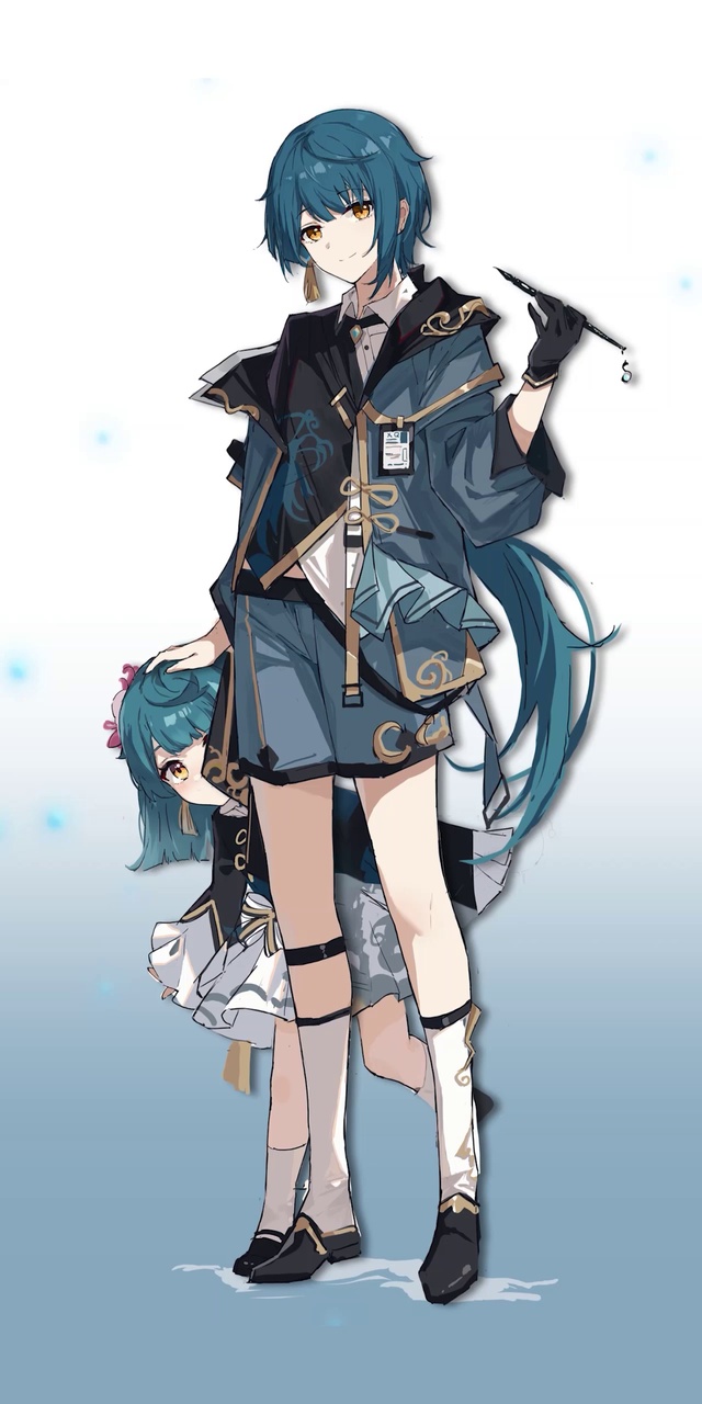 行秋常服-画师：鸦居