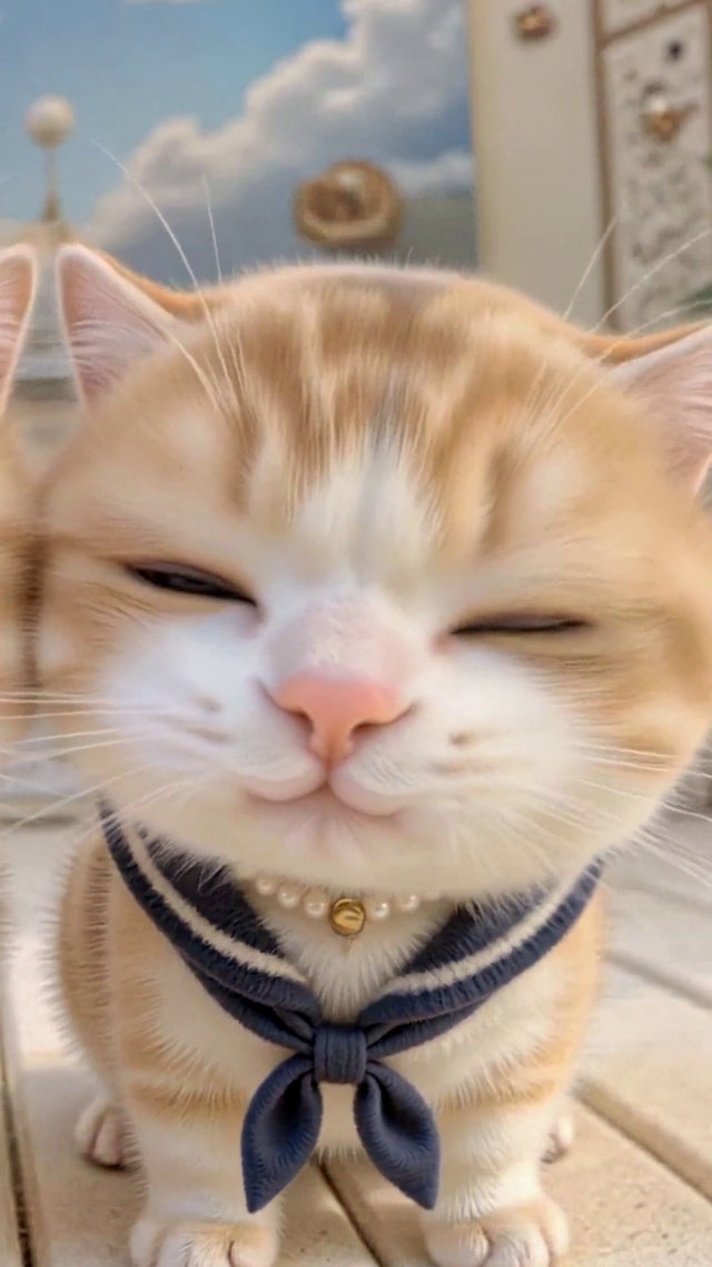 软萌两只奶橘小猫咪