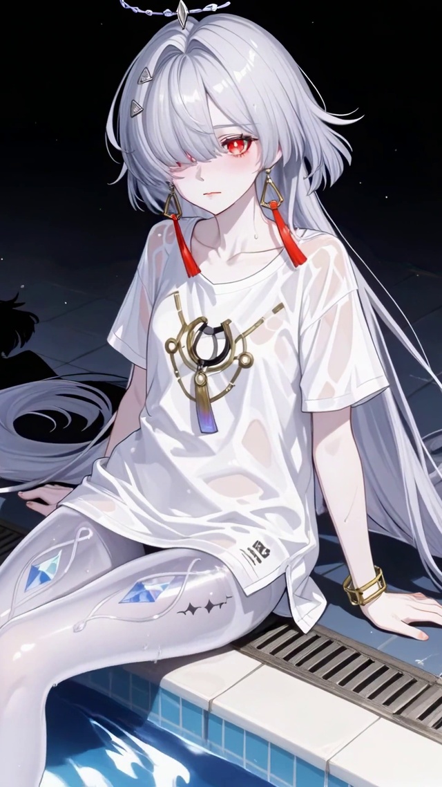 good莫宁-泳池少女