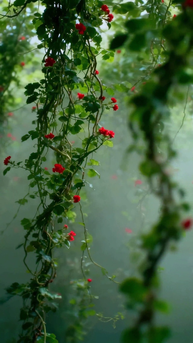 幽林花藤