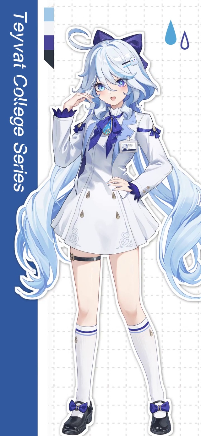 学院芙宁娜 画师：雪理