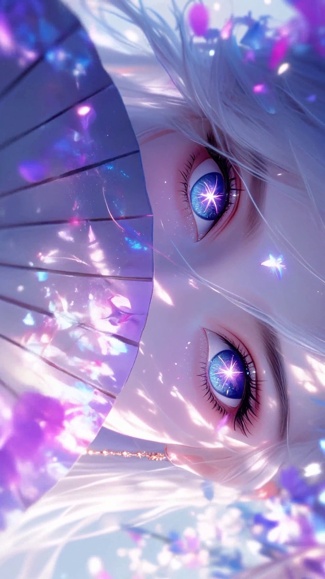 星瞳扇影 虹花万彩