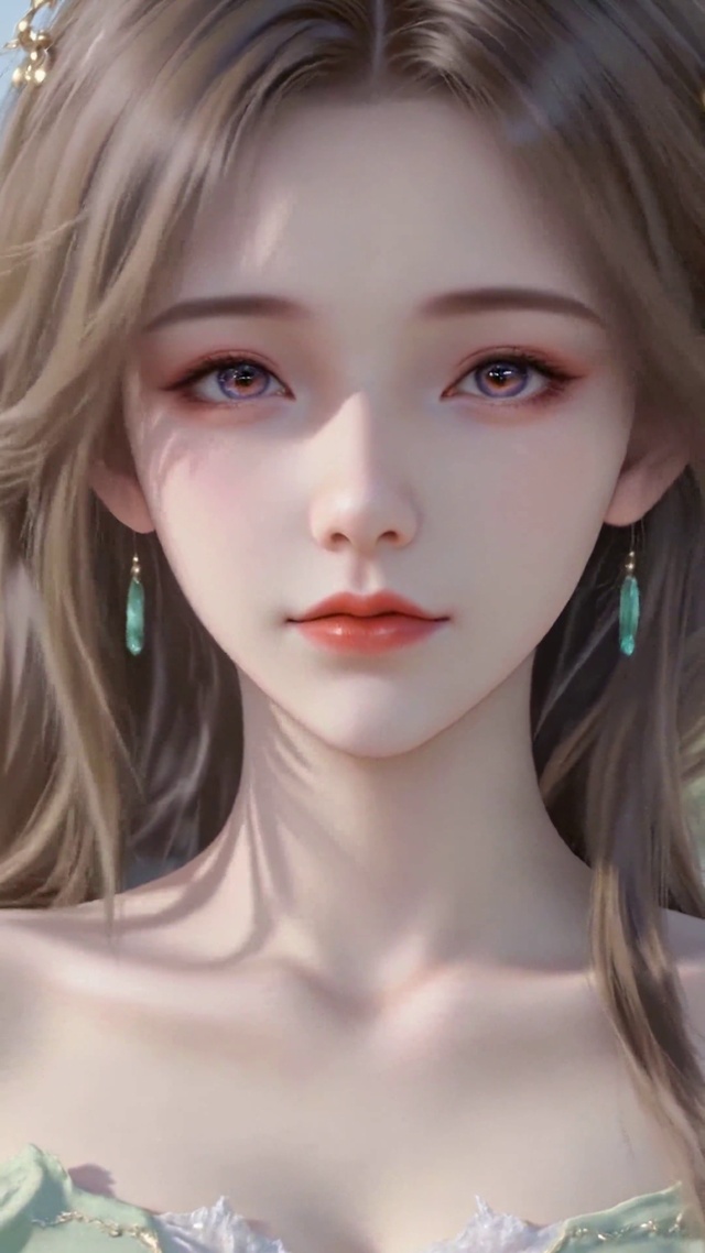 清新治愈二次元美少女