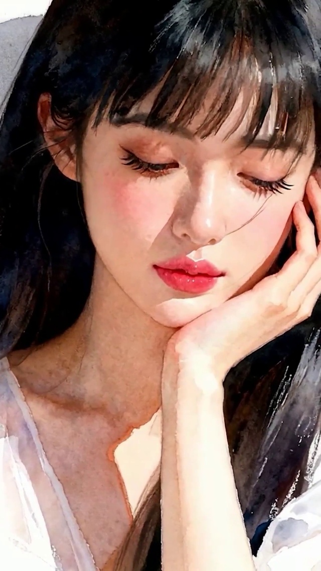 清纯长发女孩