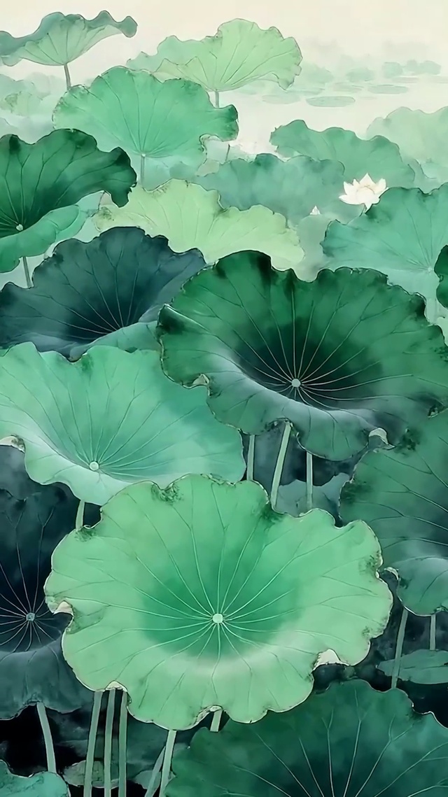 护眼荷叶