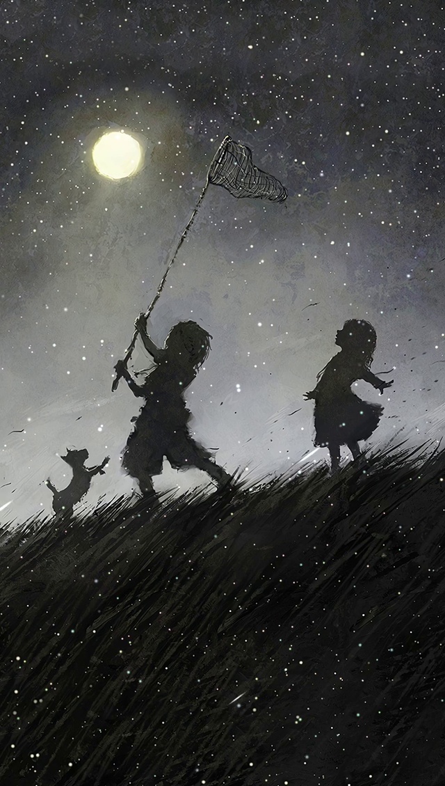 流星下的我和她