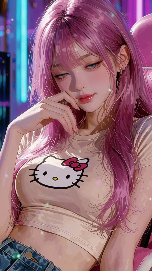 二次元纯欲美女壁纸