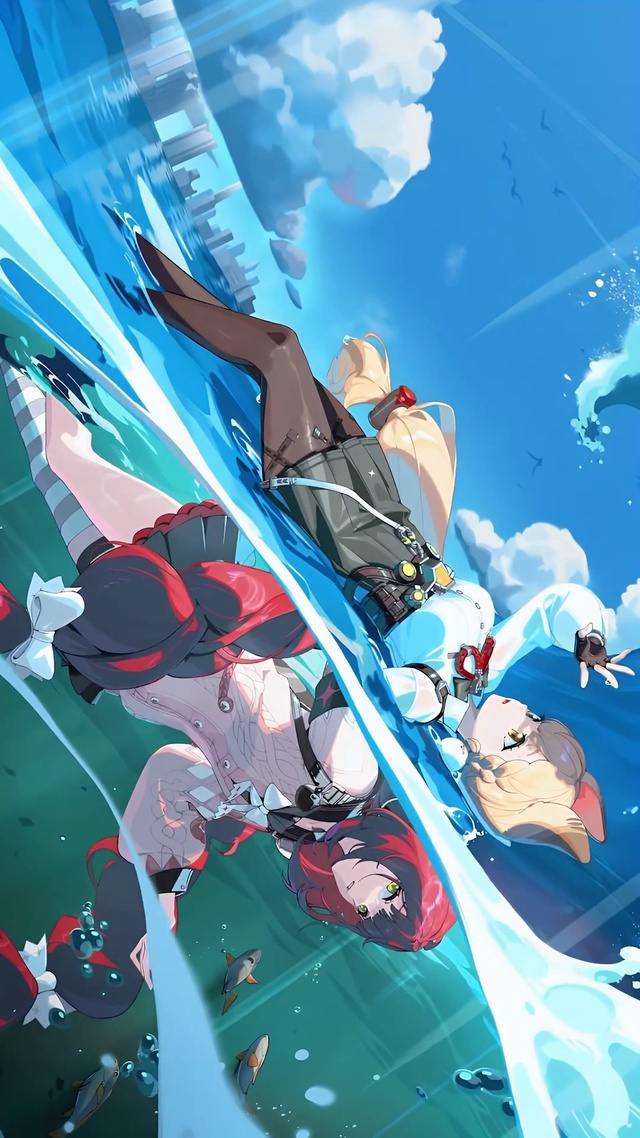 浮波柚叶和爱丽丝