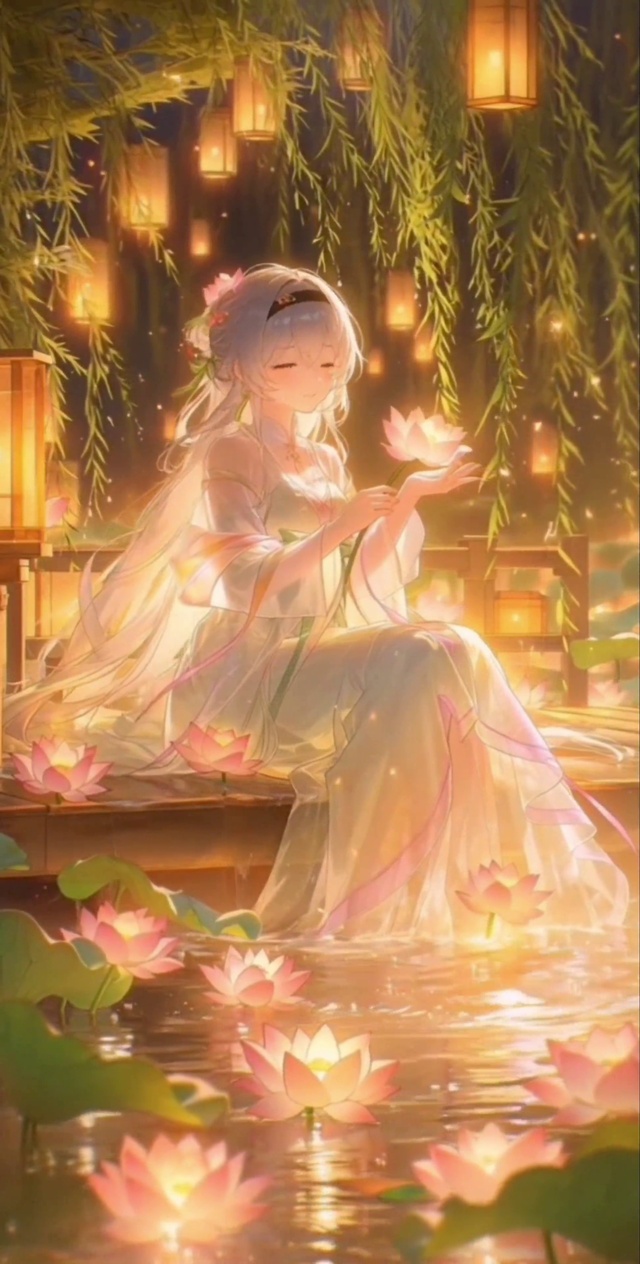 清荷柳风·流萤