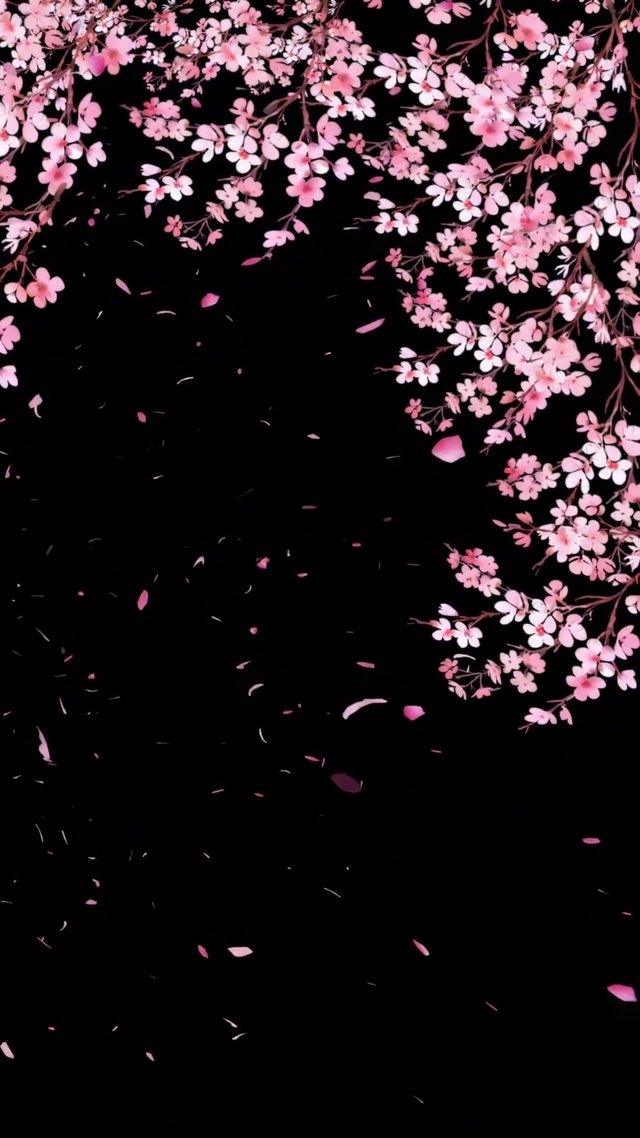 樱花-樱花飘落