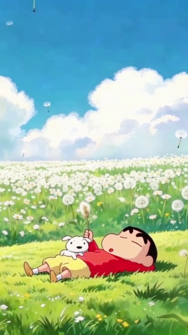 旷野惬意躺平的小新小白