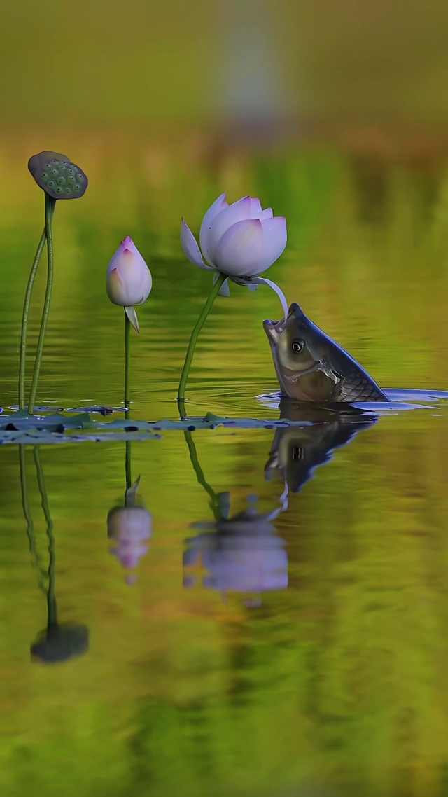 鱼莲花