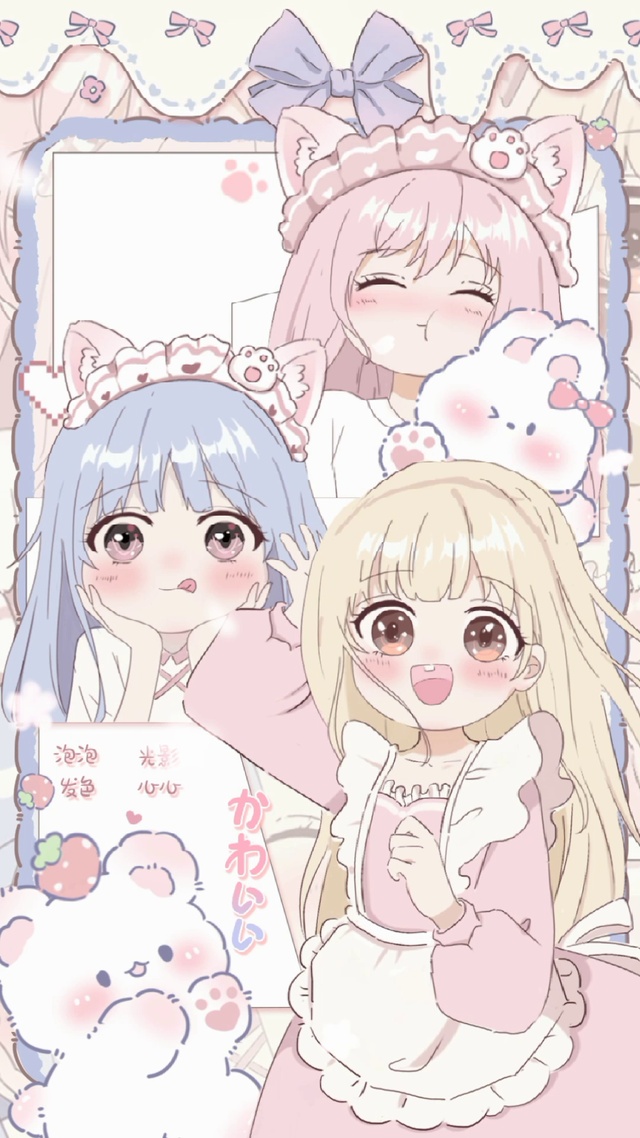 可爱卡通动漫超萌小可爱少女
