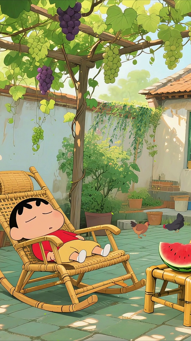 蜡笔小新的治愈庭院小憩