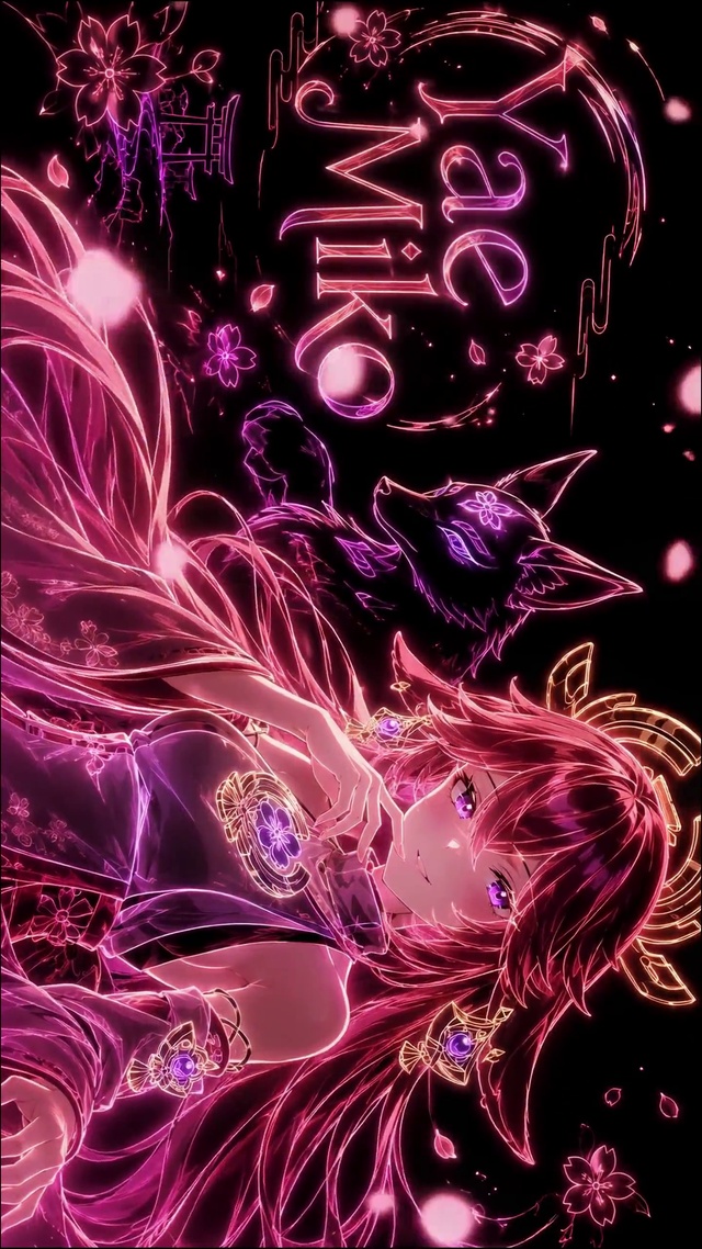 霓虹樱花八重神子
