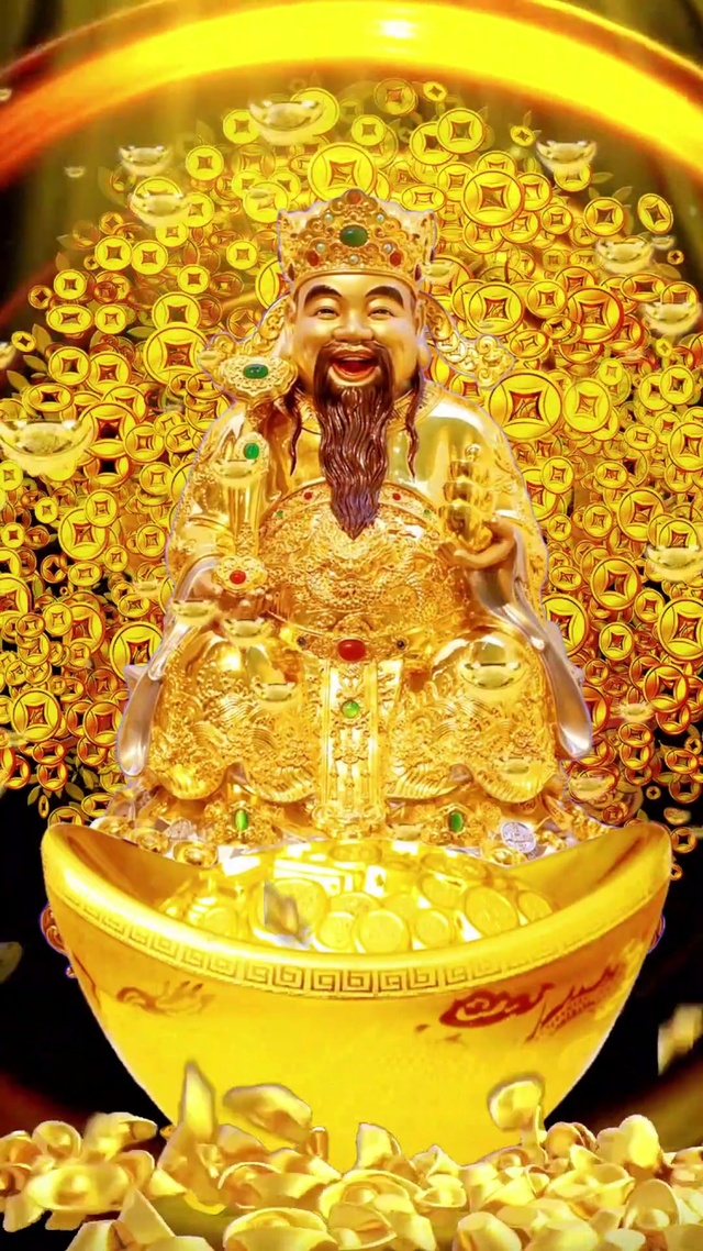 财神壁纸送给大家，祝大家财喜双临门！