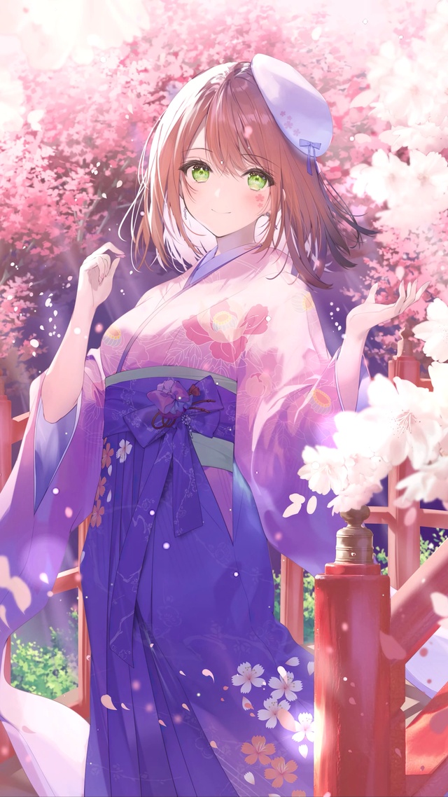 樱花神社少女