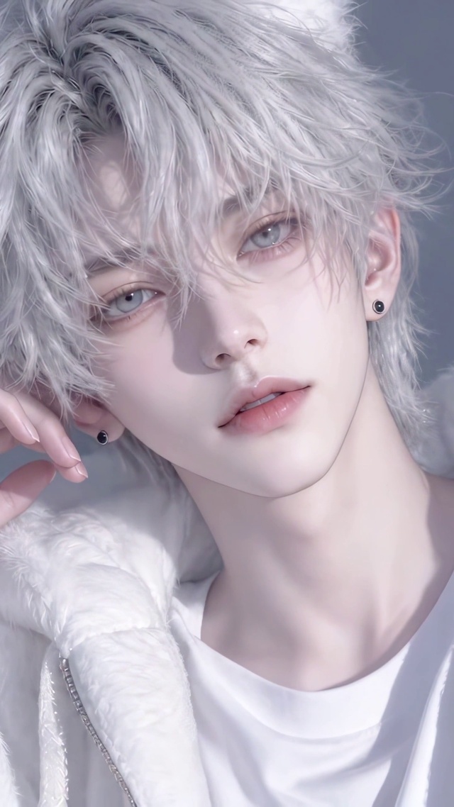 白绒少年