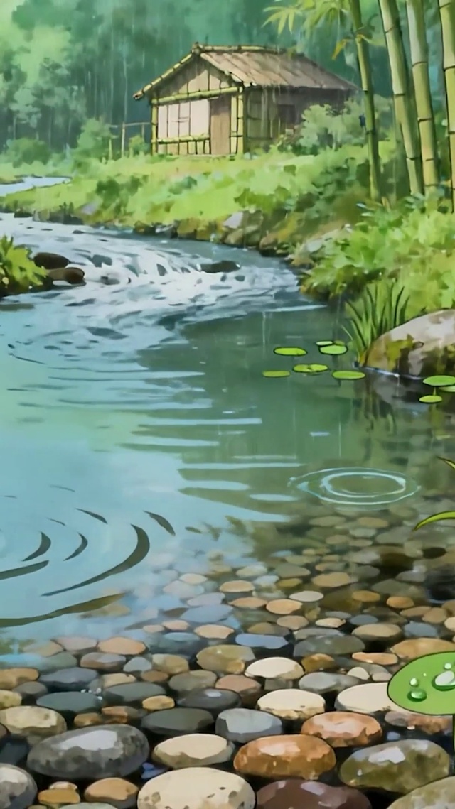 雨天竹林