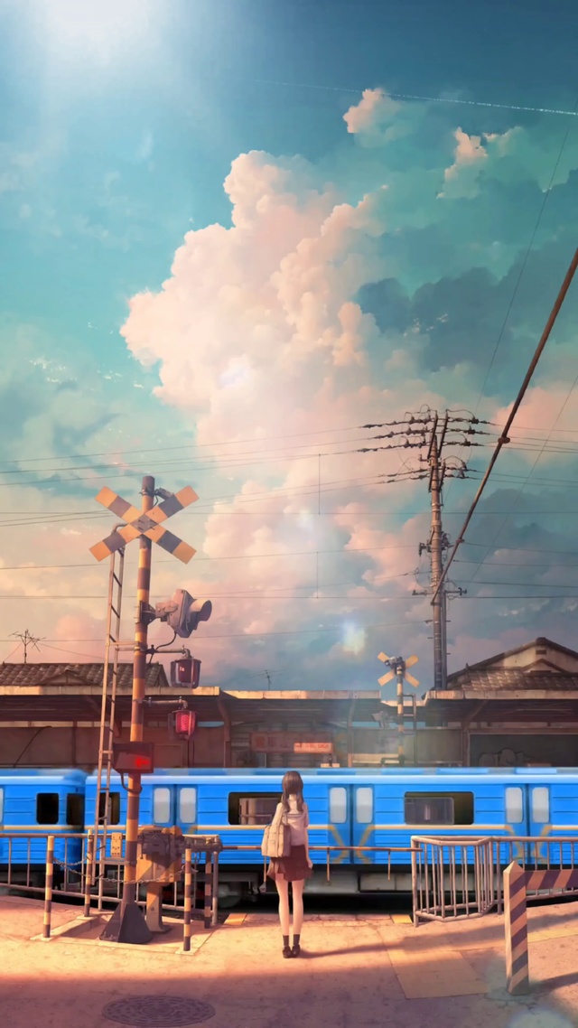 火车街景