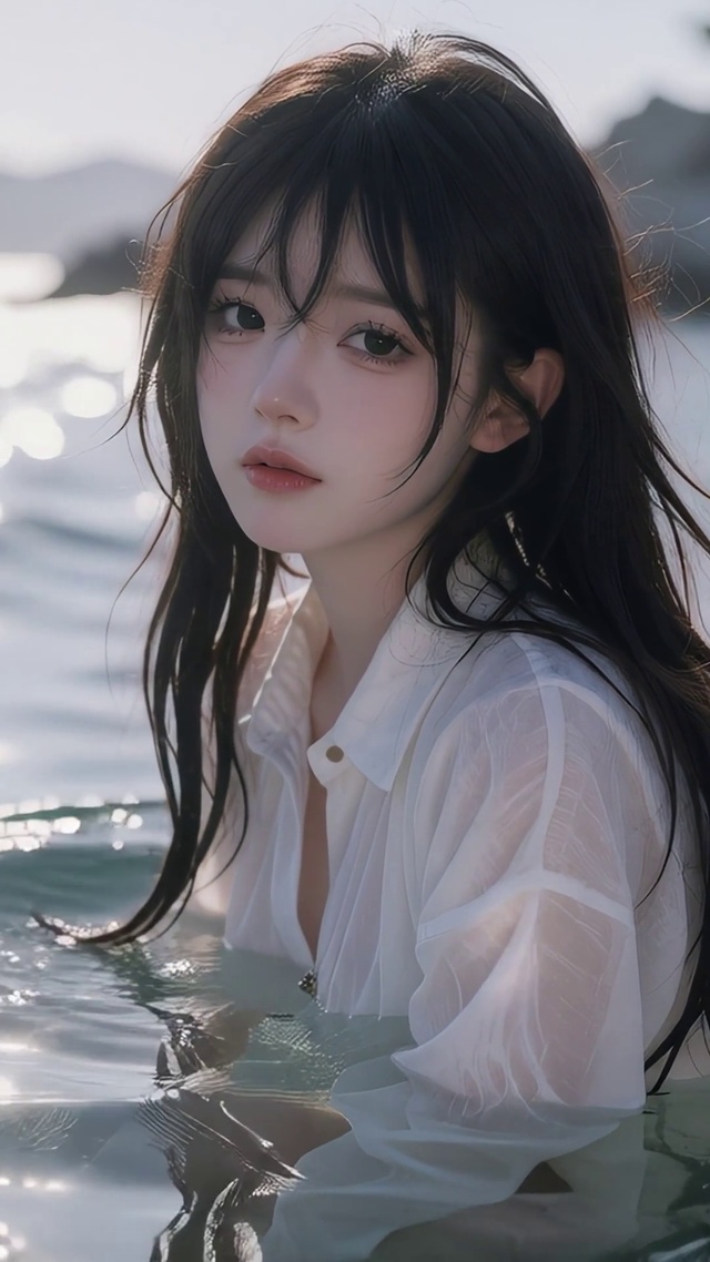 水中女孩
