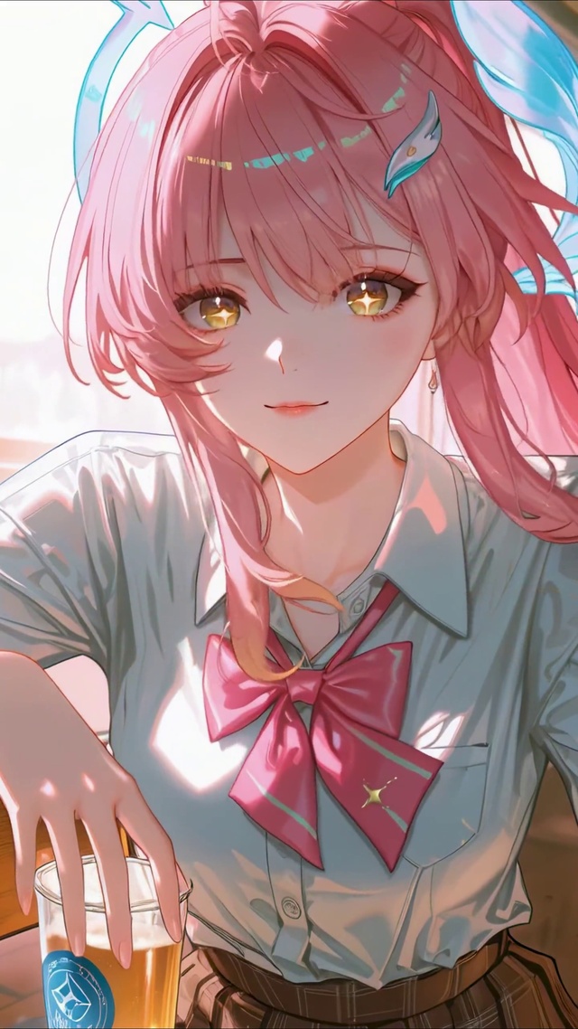 午后教室粉发少女爱弥斯