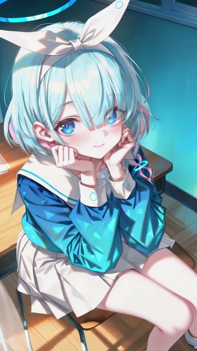 教室窗边的阿洛娜