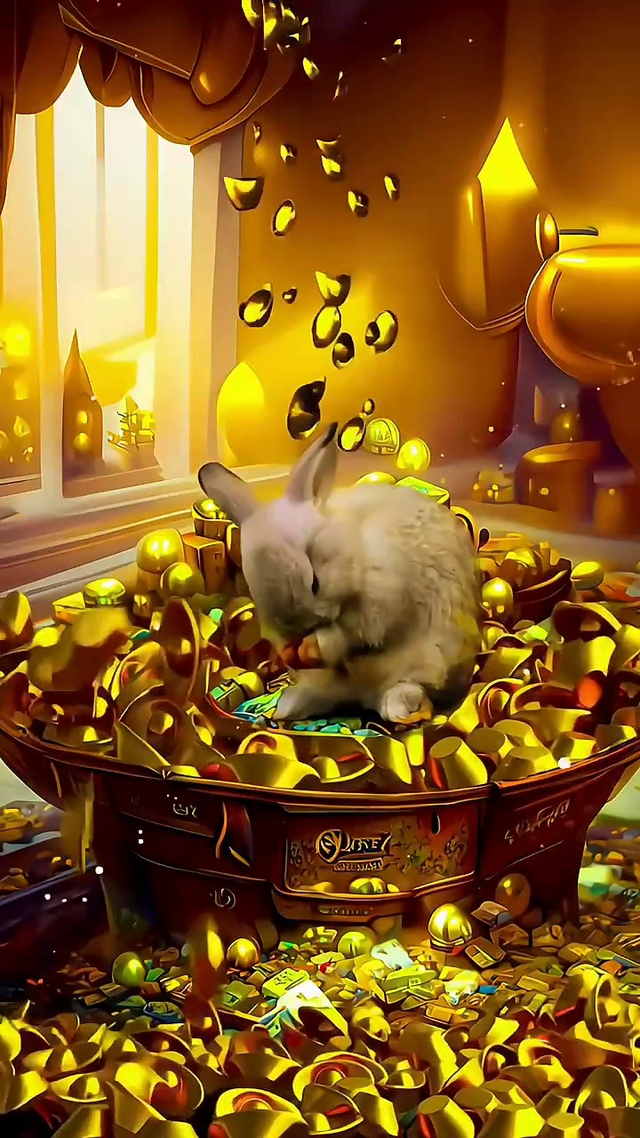 金兔送财(风景手机动态壁纸) - 风景手机壁纸下载 - 元气壁纸