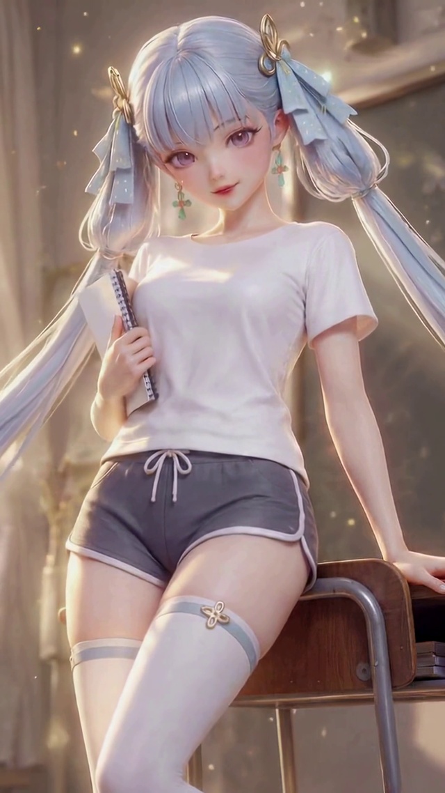 毕业季教室美少女今汐