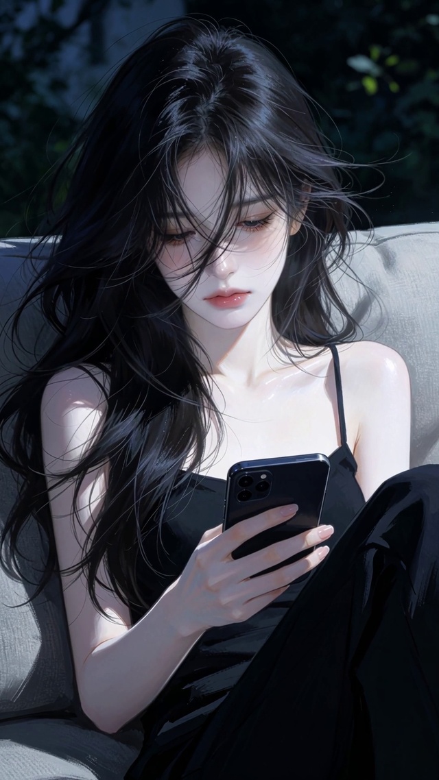 清新手机美女