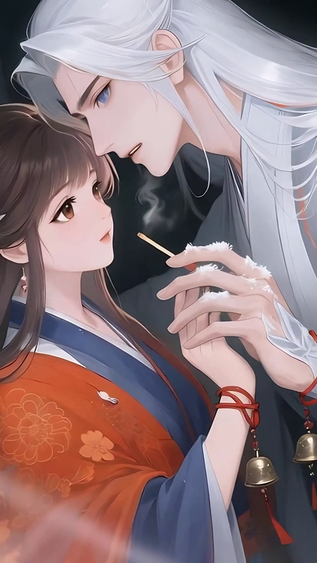 古风动漫-同心绳情侣