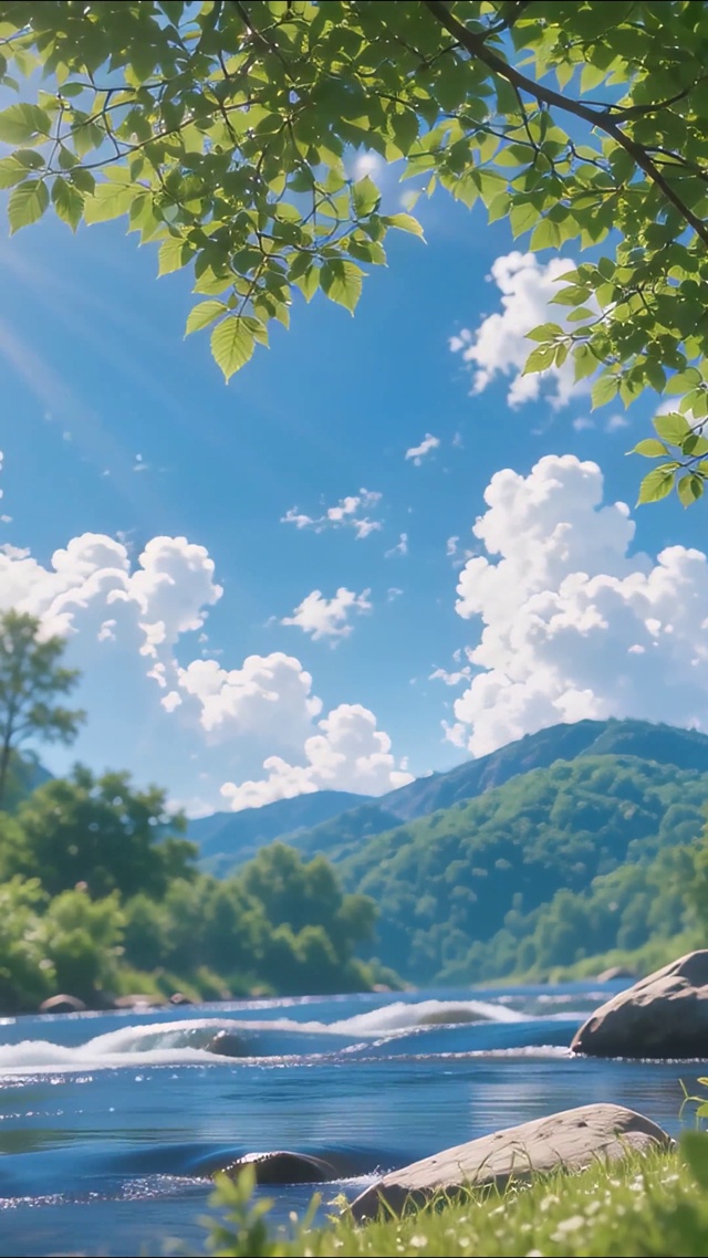 小溪流水