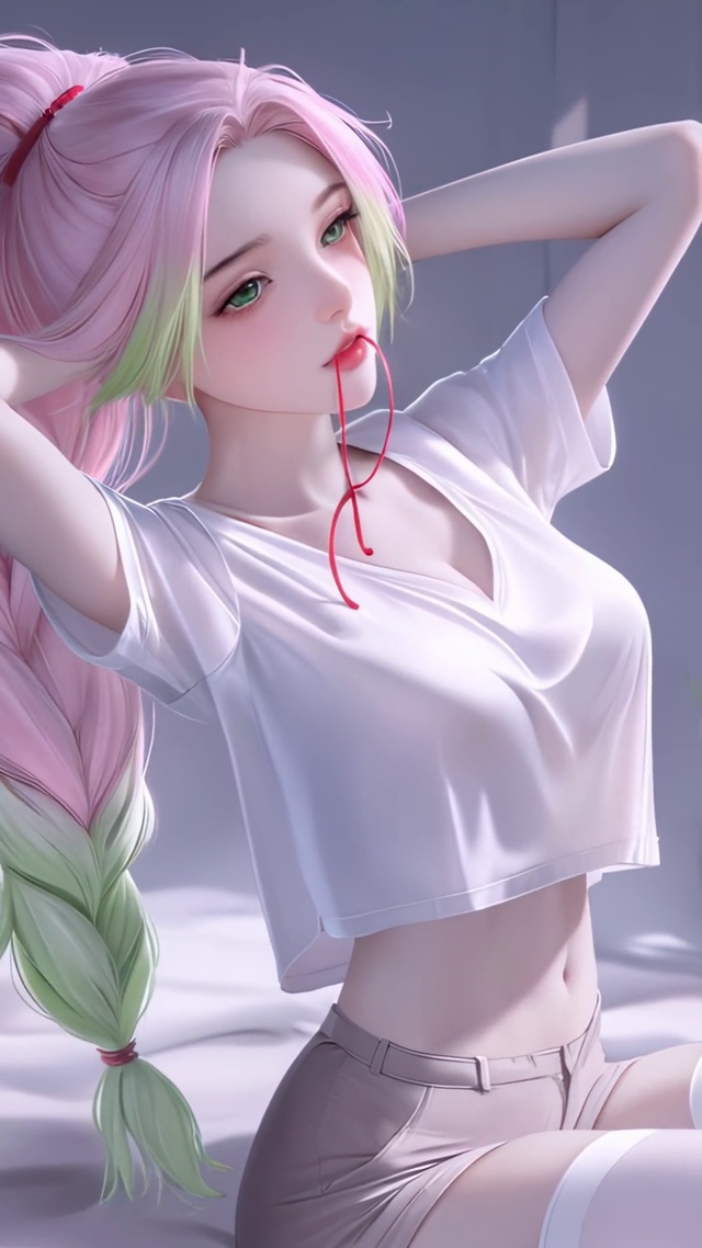 扎头发甘露寺蜜璃