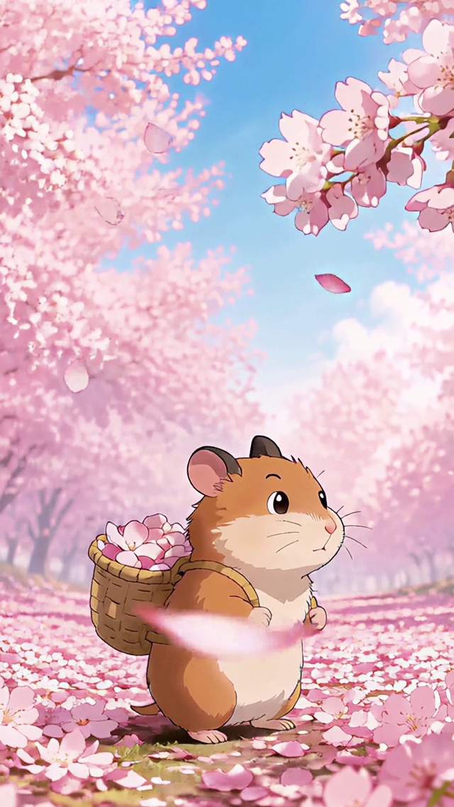 桃花小仓鼠