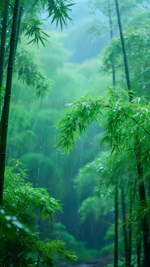 竹林细雨
