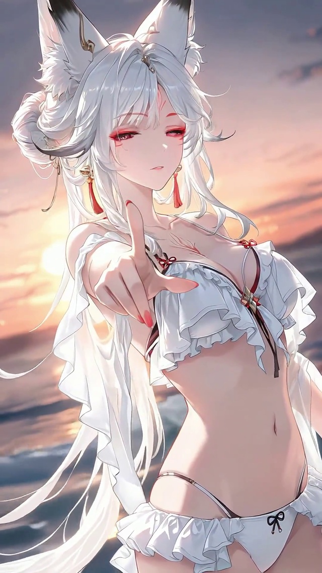 心月狐丨轻悠海滩丨