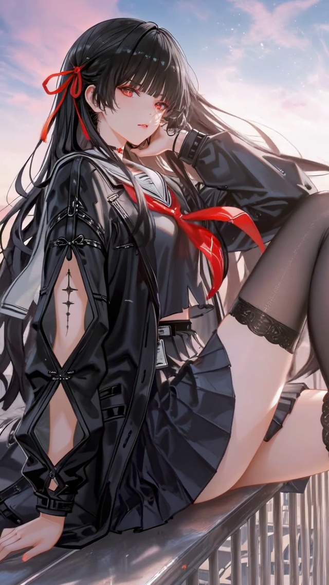 天台酷飒JK少女千咲