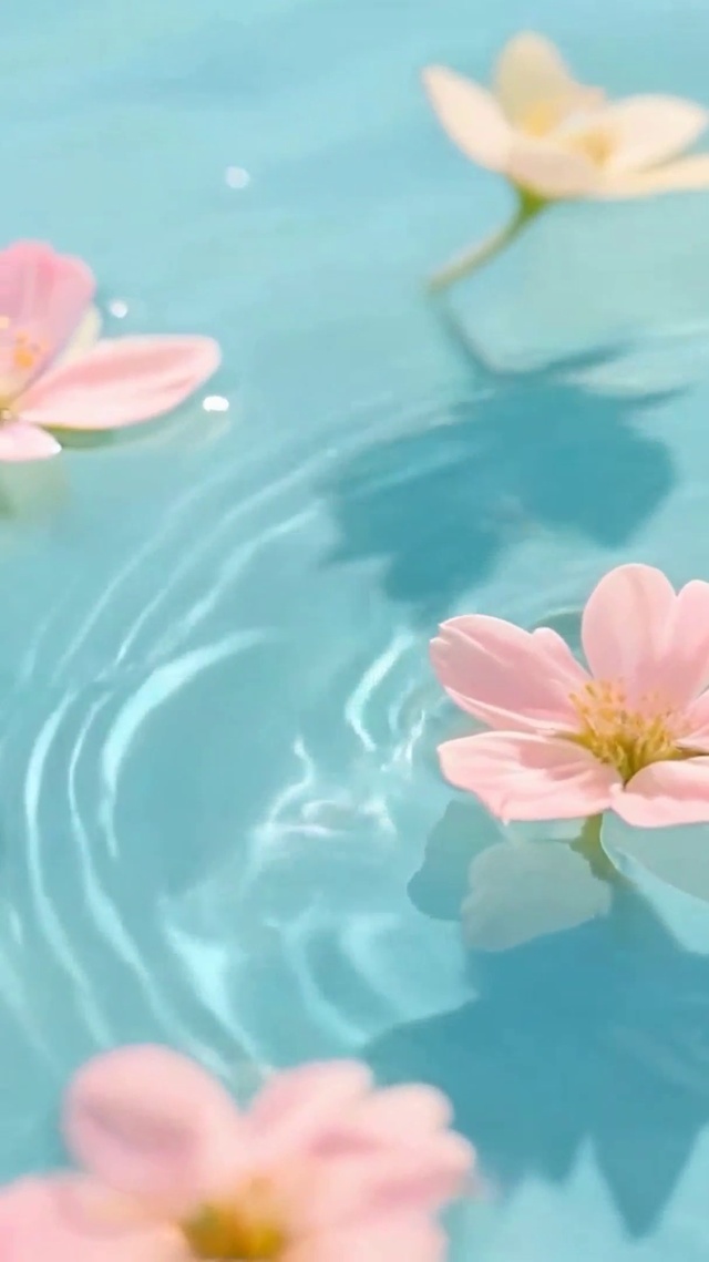 夏天水流