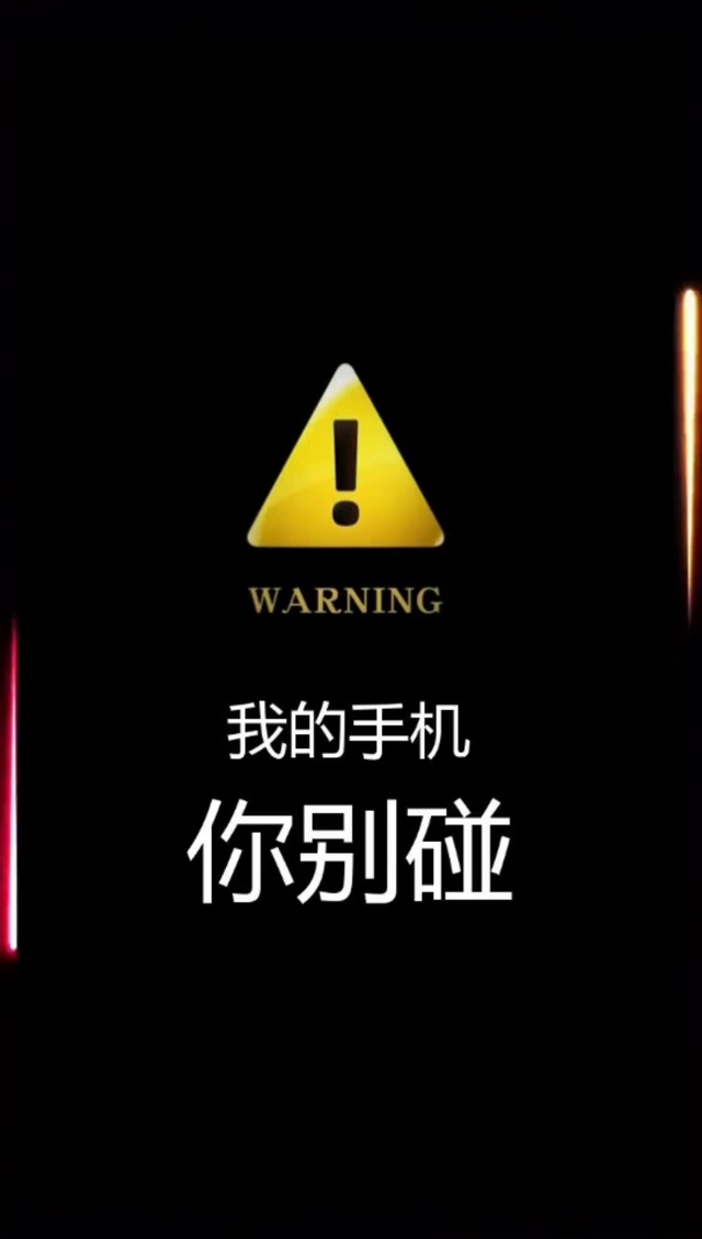 我的手机你别碰